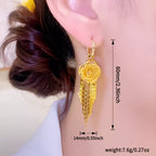 14 k Gold Rose Set