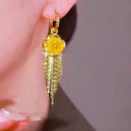 14 k Gold Rose Set